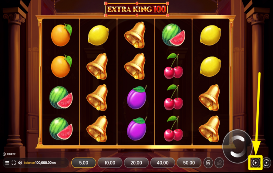 Extra King 100 CAMBIA LA VELOCITÀ.