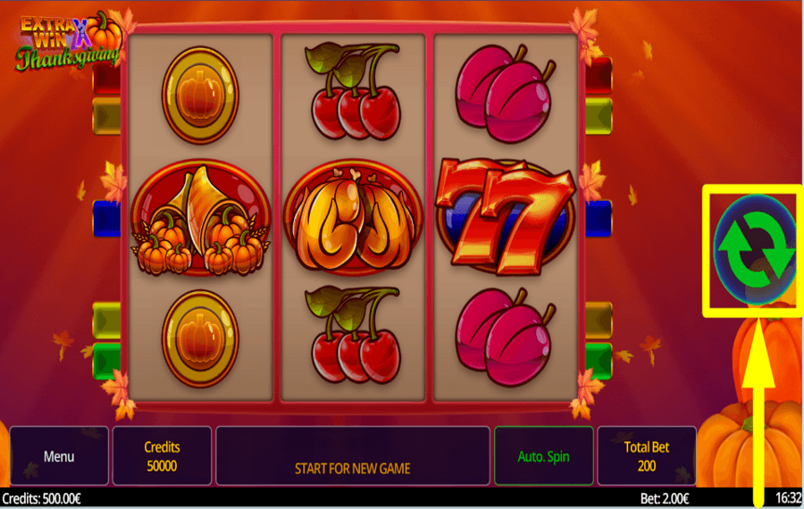 Extra Win X Thanksgiving КРУТИТЕ КОЛЕСО И ВЫИГРЫВАЙТЕ ПРИЗЫ.