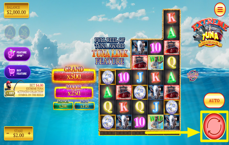 Extreme Tuna Overload SPIN TO WIN!