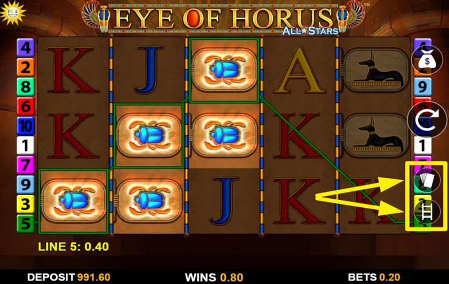 Eye of Horus All Stars APUESTATE TU VICTORIA.