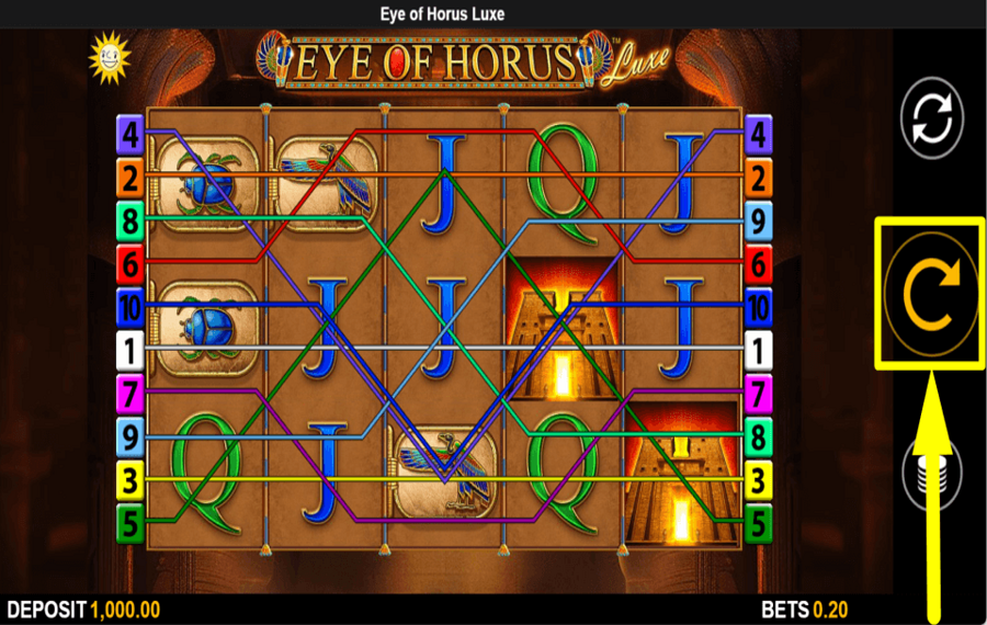 Eye of Horus Luxe STREBEN SIE NACH BELOHNUNGEN.