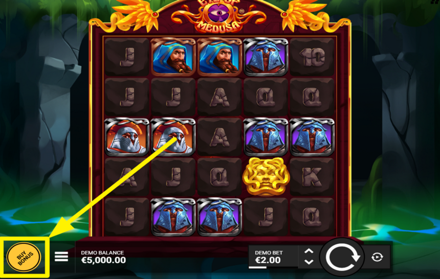 Eye of Medusa PURCHASE BONUS FEATURES.