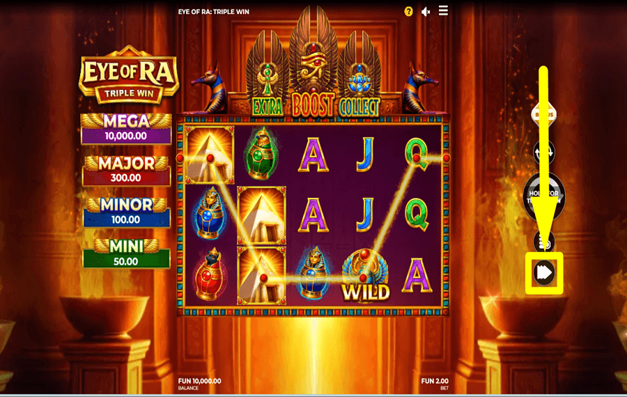 Eye of Ra Triple Win КОНТРОЛИРУЙТЕ ТЕМП.