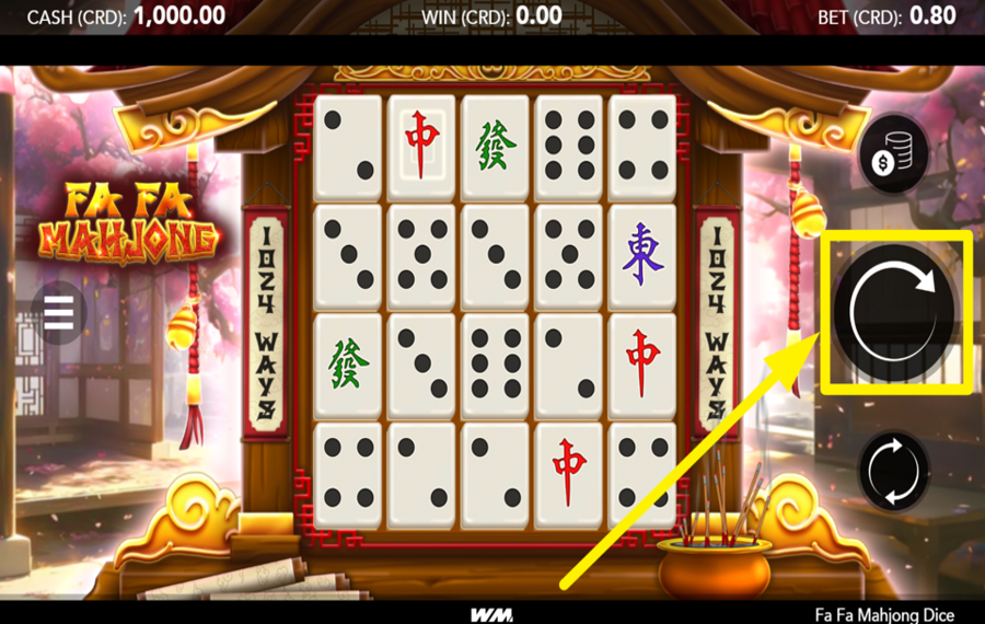 Fa Fa Mahjong Dice SPIN FOR VICTORY!