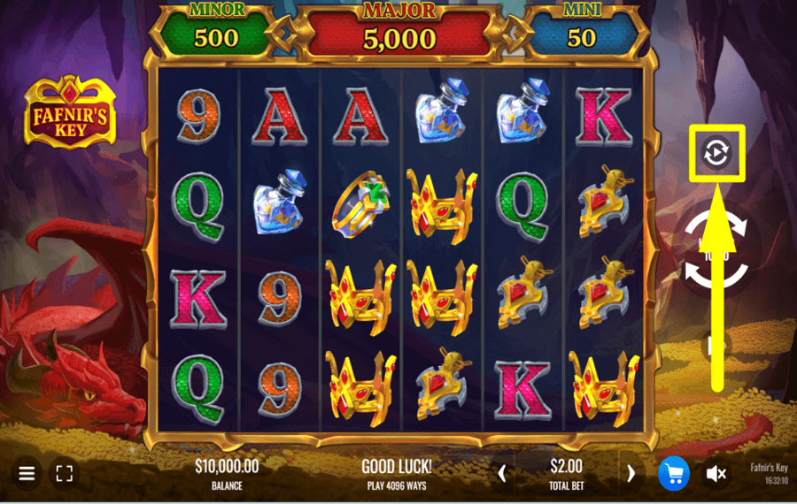 Fafnirs Key ROTAZIONE AUTOMATICA.