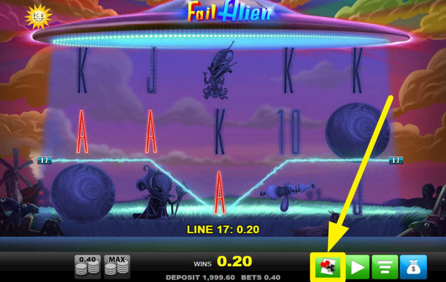 Fail Alien GAMBLE YOUR WIN.