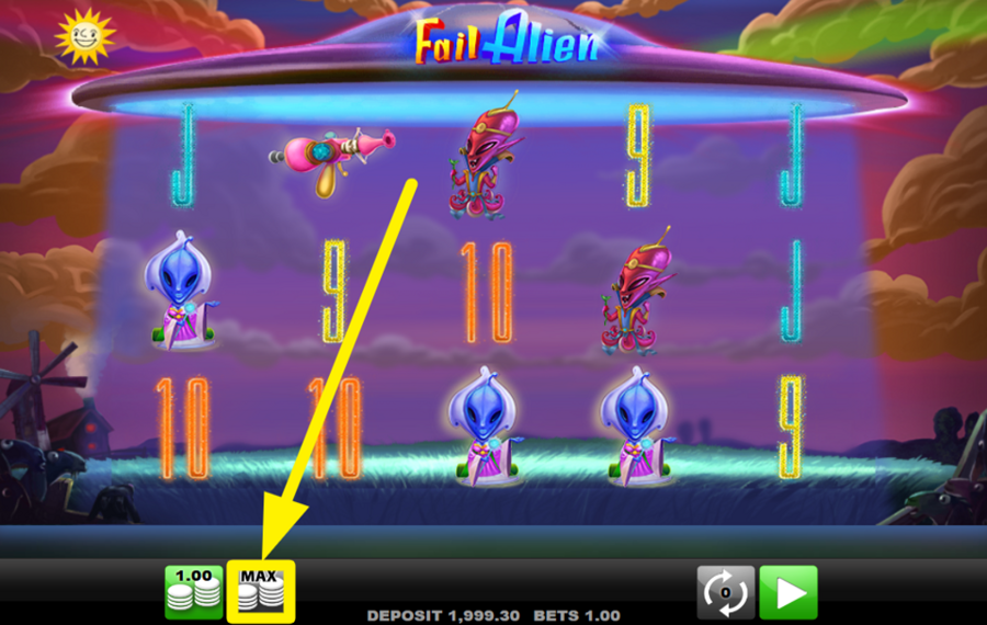 Fail Alien SELECT THE TOP BETTING OPTION.