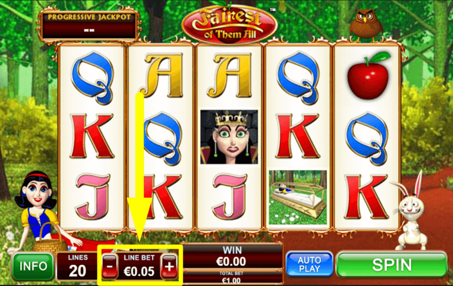 Fairest of Them All SCEGLI UN VALORE DI SCOMMESSA.