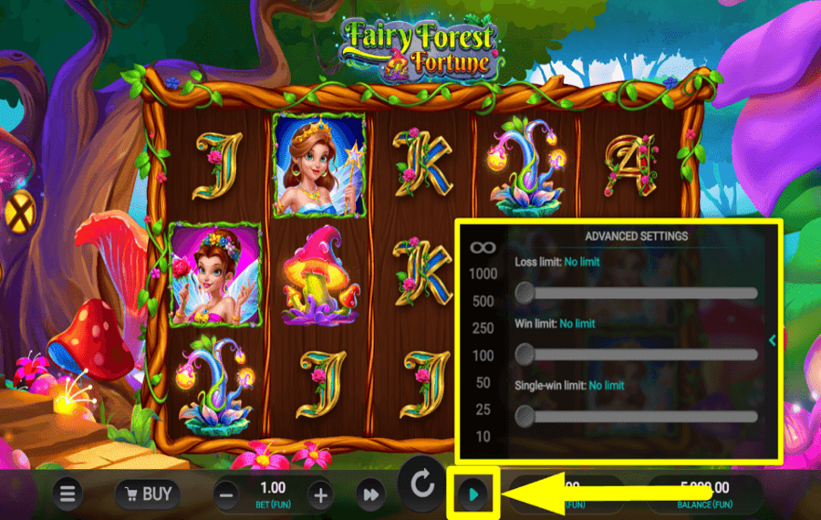 Fairy Forest Fortune GIRAR AUTOMÁTICAMENTE.