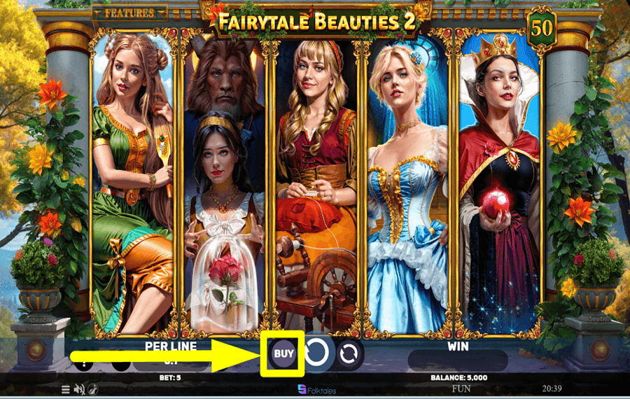 Fairytale Beauties 2 ACQUIRE EXTRA TURNS.