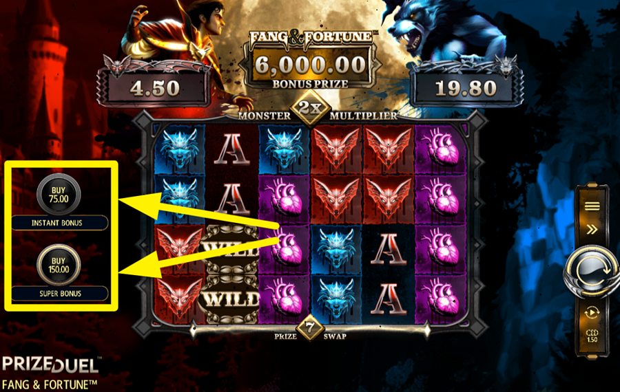 Fang and Fortune DÉBLOQUEZ UN NIVEAU BONUS.