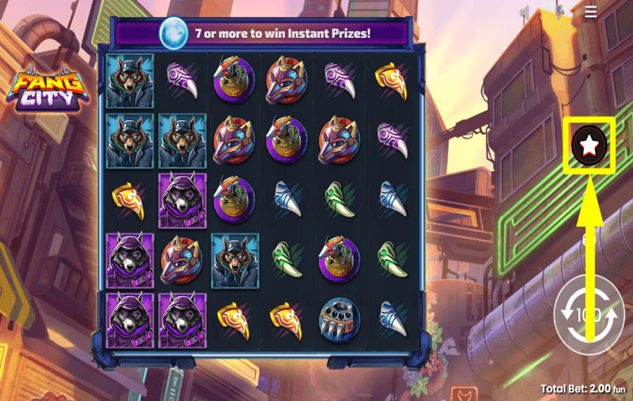 Fang City PURCHASE EXTRA GAMES.