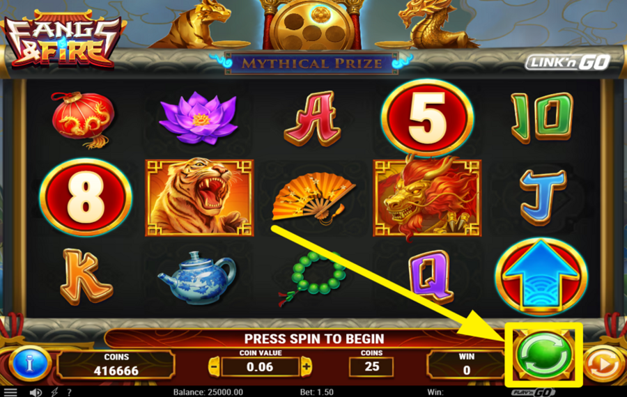 Fangs and Fire Link n Go INIZIA IL TUO GIOCO!