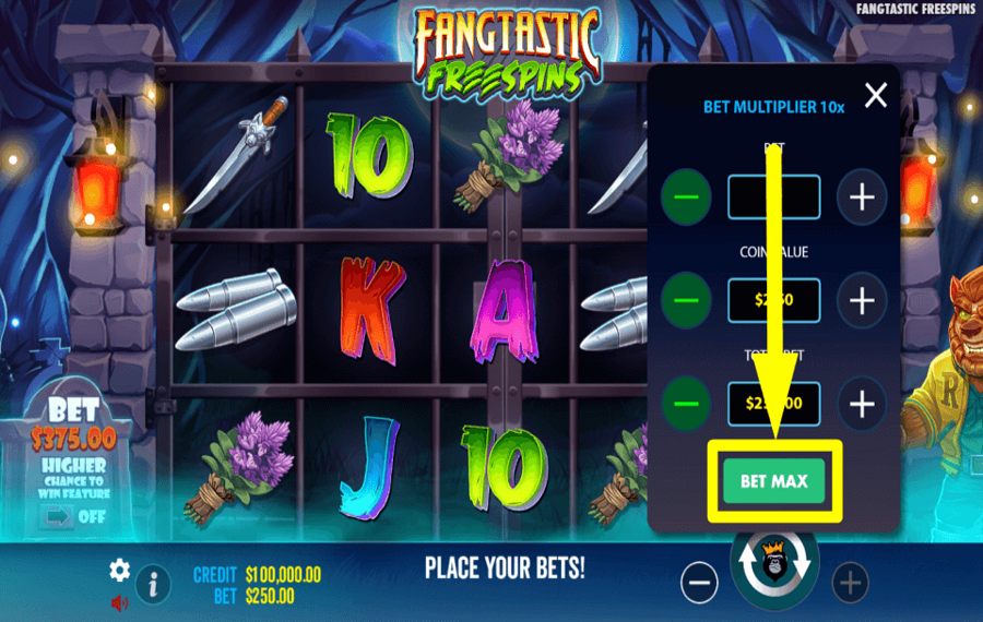 Fangtastic Freespins APUESTA LA CANTIDAD MÁXIMA.