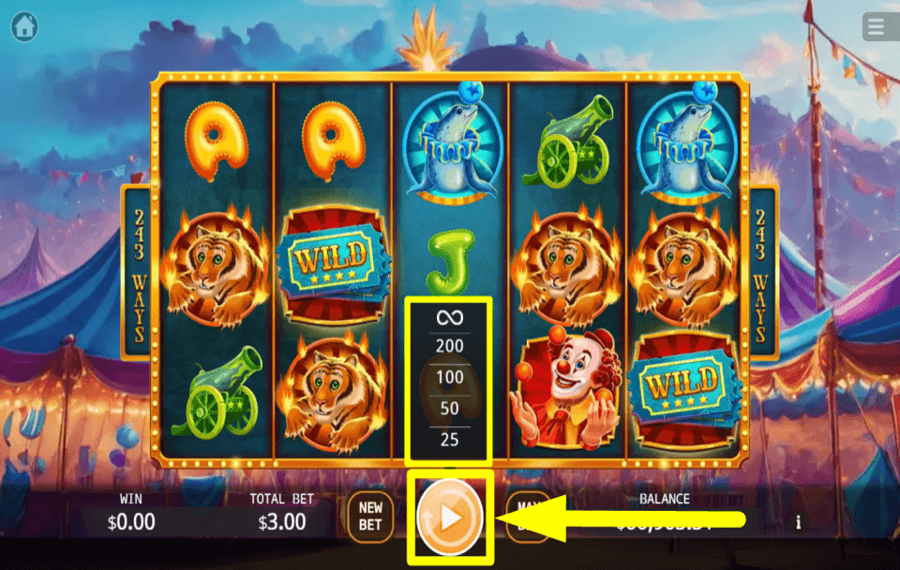 Fantasy Circus ACTIVAR REPRODUCCIÓN AUTOMÁTICA.