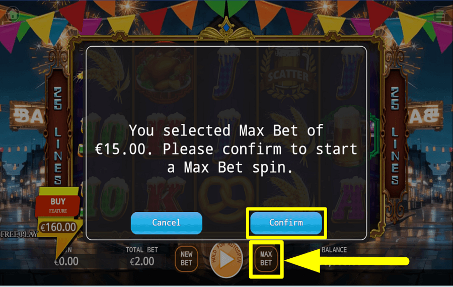 Fantasy Oktoberfest Buy Feature CONSIDERE APUESTAS ALTAS.