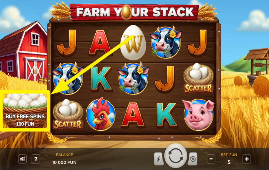 Farm Your Stack КУПИТЬ БЕСПЛАТНЫЕ ВРАЩЕНИЯ.