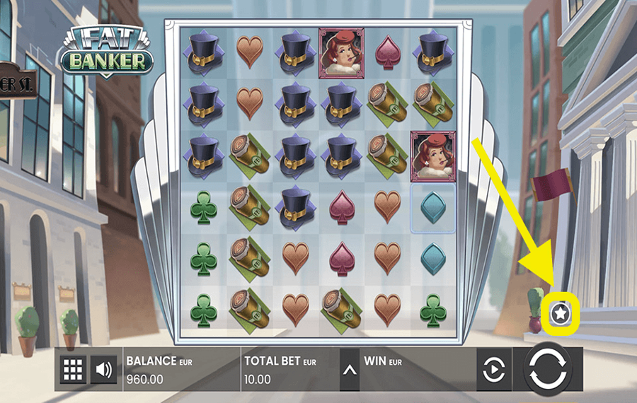 Fat Banker Using the optional “Buy Bonus” feature.