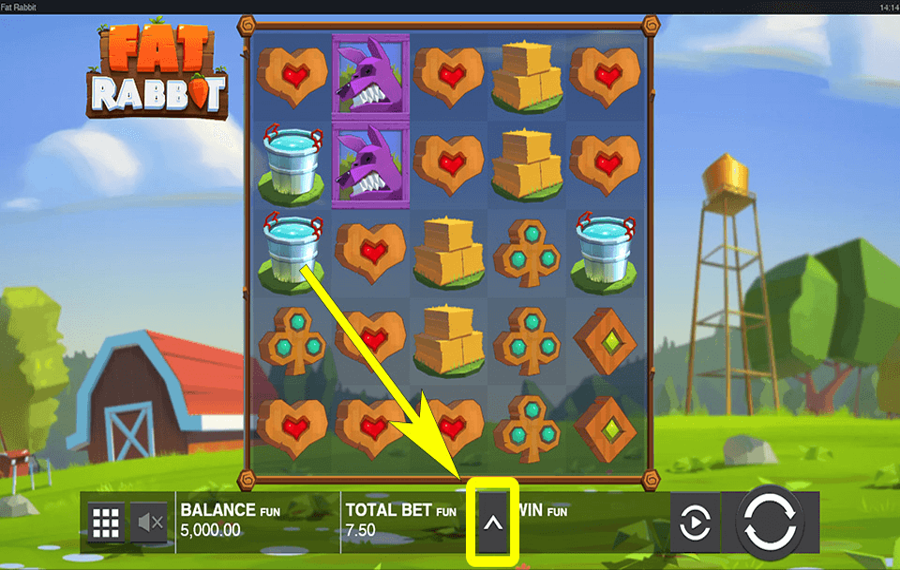 Fat Rabbit Choose your bet amount.