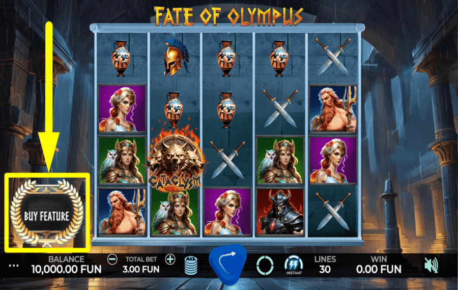 Fate of Olympus PAY FOR THE BONUS.