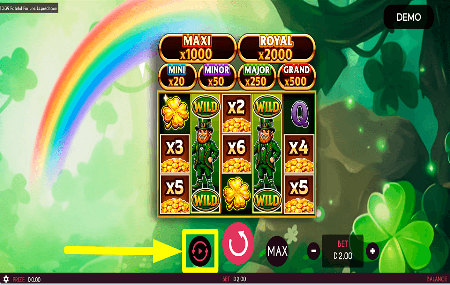 Fateful Fortune Leprechaun DÉMARRER LA LECTURE AUTOMATIQUE.