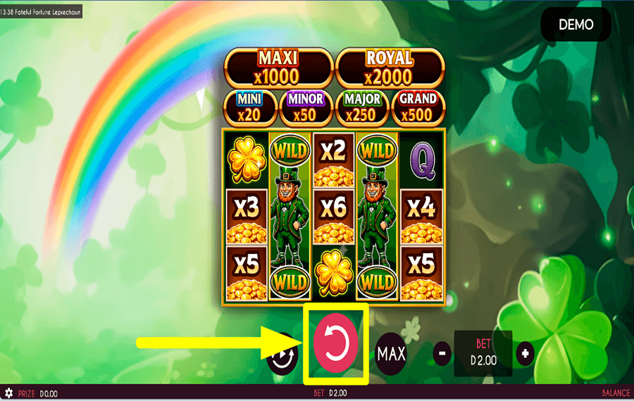 Fateful Fortune Leprechaun FAITES TOURNER LES BOBINES.