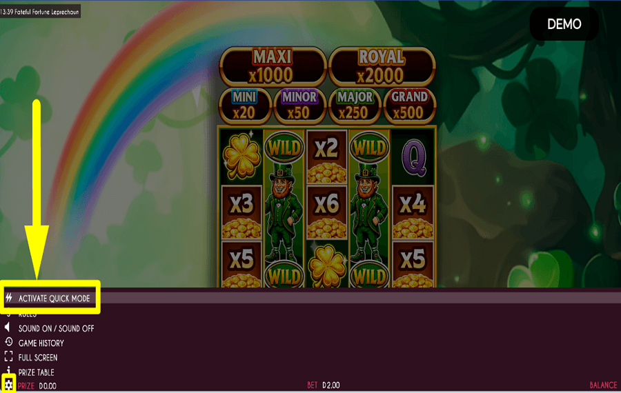Fateful Fortune Leprechaun AMÉLIOREZ VOTRE JEU.