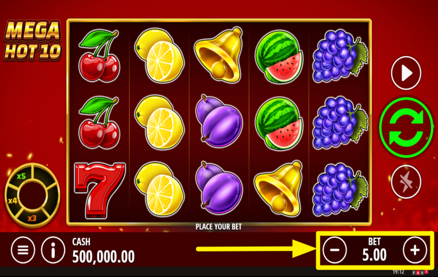 FAZI Mega Hot 10 DETERMINE YOUR STAKE.