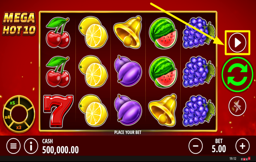 FAZI Mega Hot 10 TRIGGER AUTOMATIC PLAY.