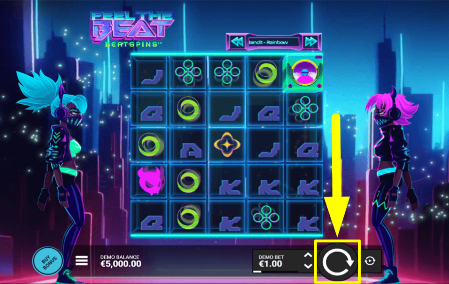 Feel the Beat SPIN THE REELS.