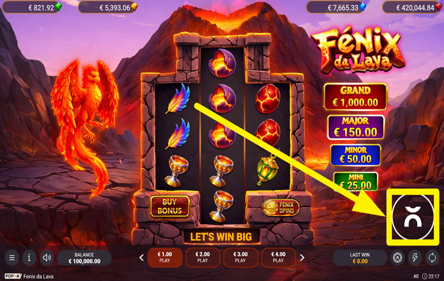 Fenix da Lava GIRE OS ROLOS.