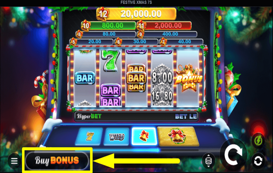 Festive Xmas 7s ПОЛУЧАЙТЕ БЕСПЛАТНЫЕ ВРАЩЕНИЯ.