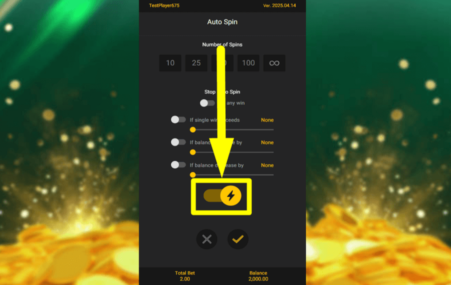 Fiery Sevens Hot 100 КОНТРОЛЬ СКОРОСТИ ИГРЫ.