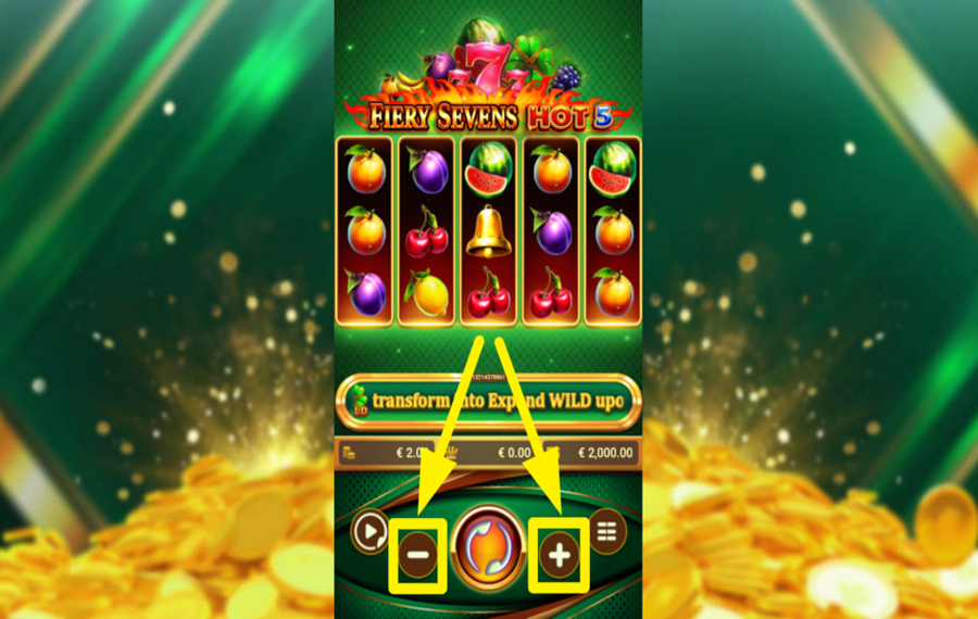 Fiery Sevens Hot 5 ИЗМЕНИТЕ СВОЮ СТАВКУ.