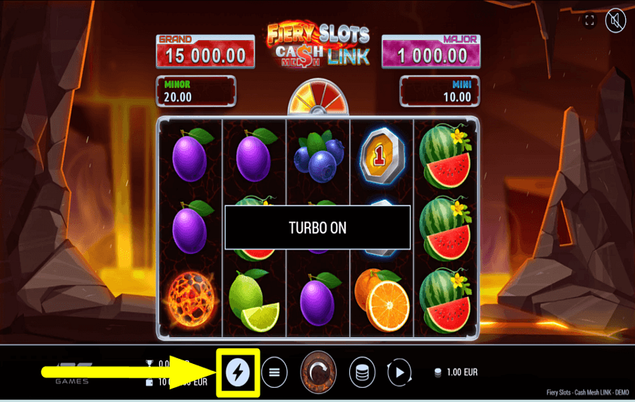 Fiery Slots Cash Mesh LINK АКТИВИРОВАТЬ ТУРБО-РЕЖИМ.
