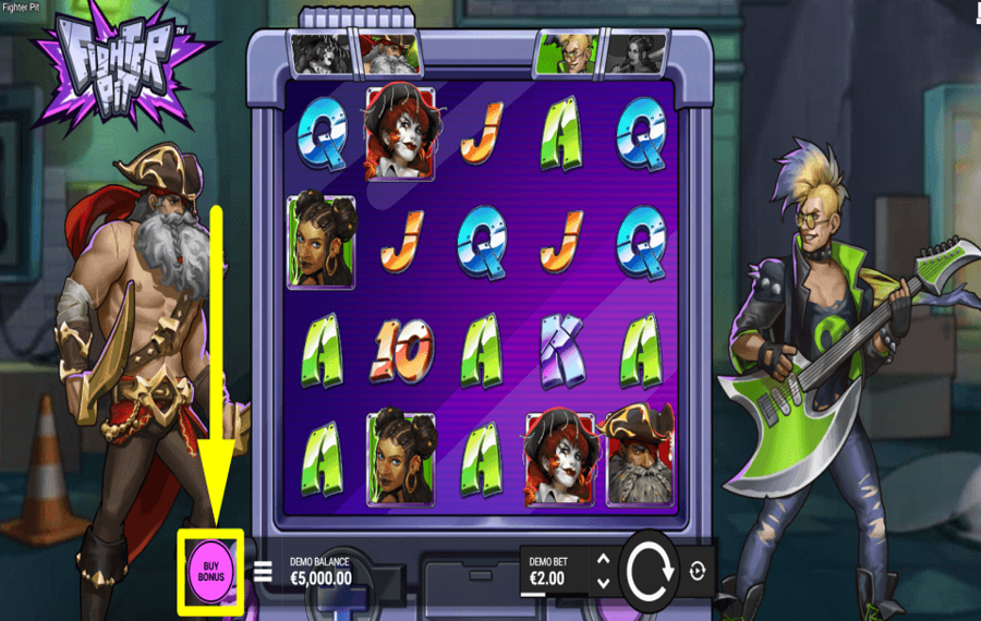 Fighter Pit CLAIM THE BONUS.