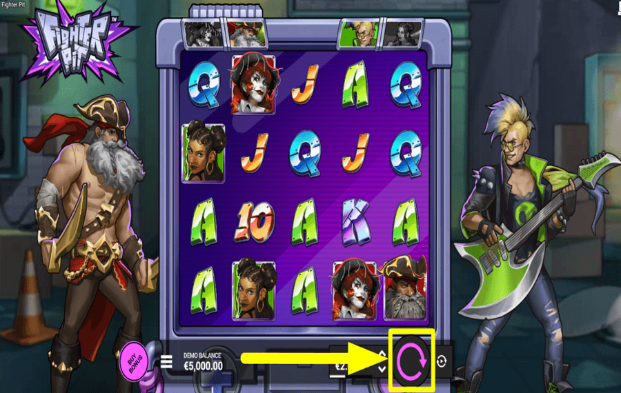 Fighter Pit COLLECT REWARDS.