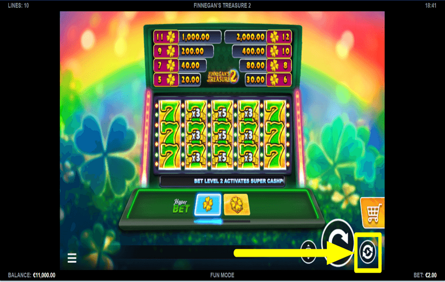 Finnegans Treasure 2 APPLY AUTOPLAY.
