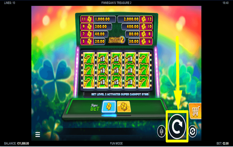 Finnegans Treasure 2 ATTEMPT TO WIN.