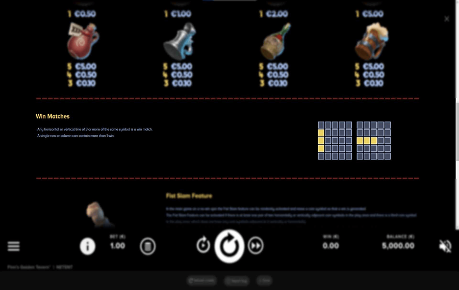 Finns Golden Tavern Elige las líneas de pago