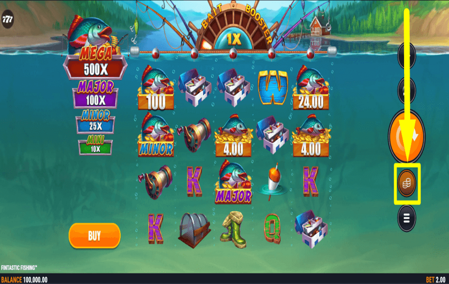 Fintastic Fishing CAST YOUR TOTAL BET.