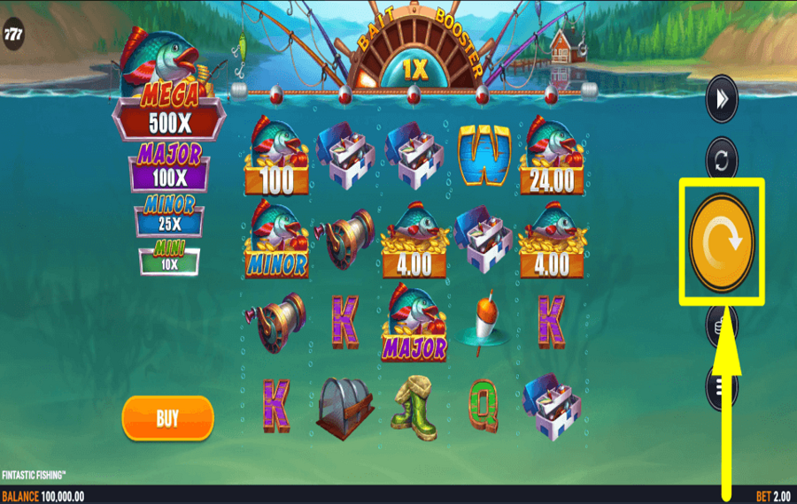 Fintastic Fishing CLICK SPIN TO WIN.
