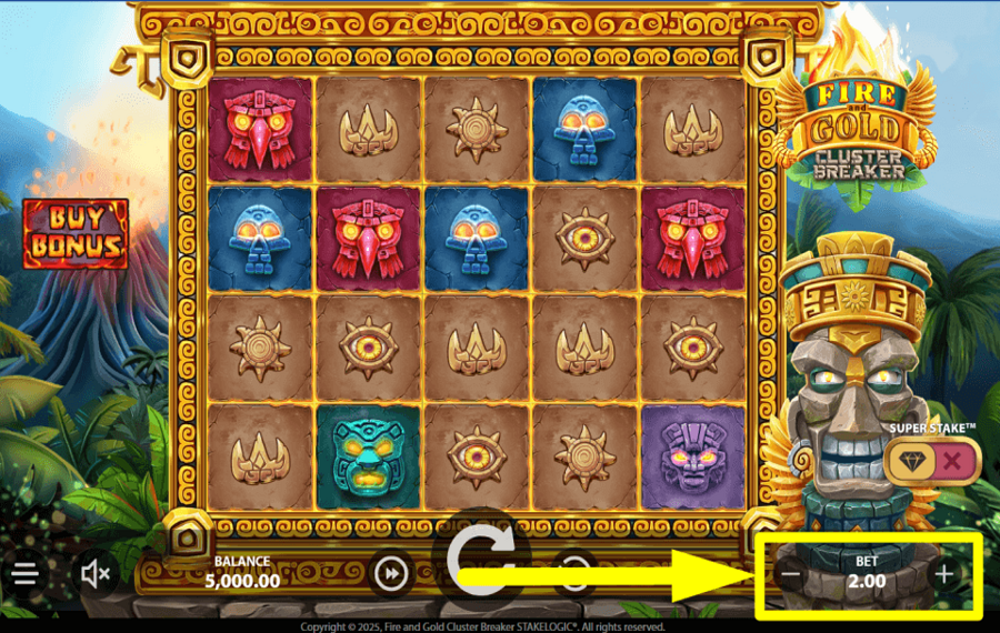 Fire and Gold Cluster Breaker ДЕЛАЙТЕ СТАВКУ.