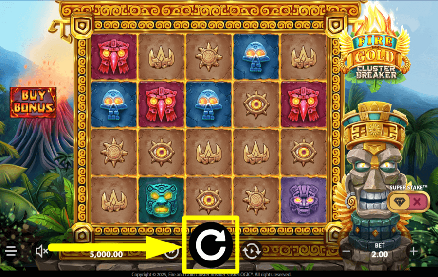 Fire and Gold Cluster Breaker ИГРАЙТЕ В ИГРУ.