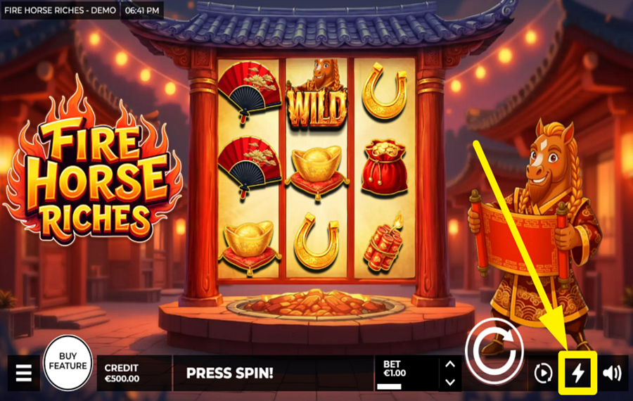 Fire Horse Riches УСКОРЬТЕ ДЕЙСТВИЕ.