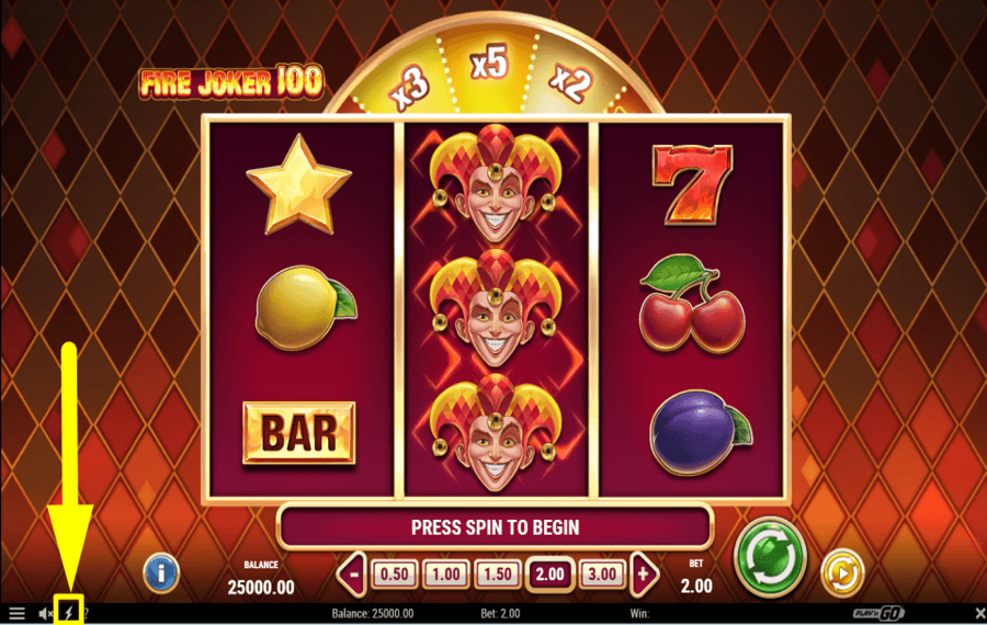 Fire Joker 100 ВКЛЮЧИТЕ ТУРБО.