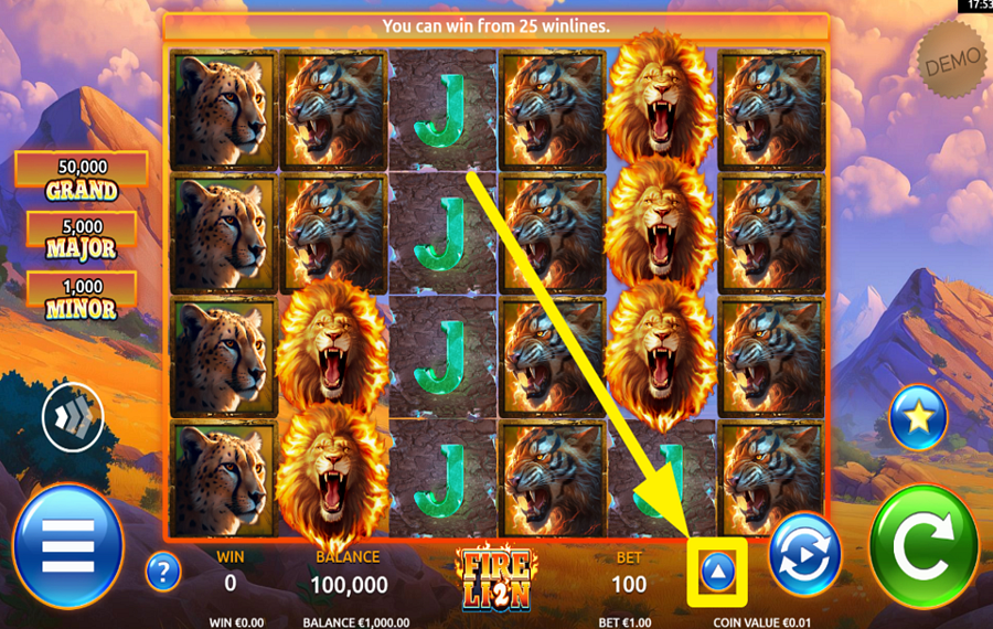 Fire Lion 2 DECIDI LA TUA SCOMMESSA.