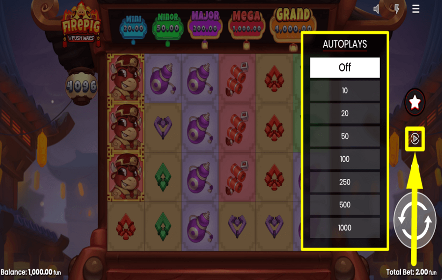 Fire Pig Push Ways ДЕЙСТВУЙТЕ АВТОМАТИЧЕСКИ.