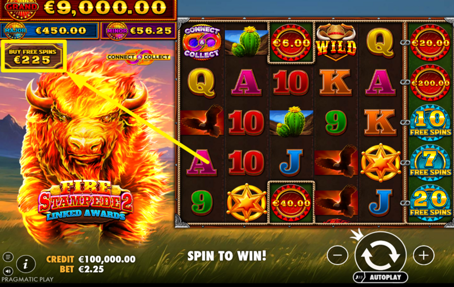 Fire Stampede 2 ACHETEZ DES TOURS GRATUITS.
