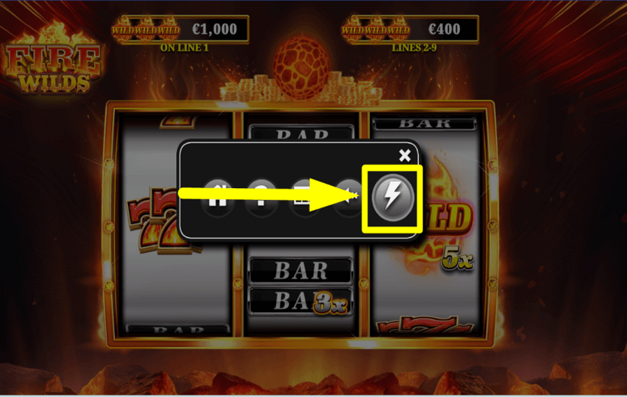 Fire Wilds CONTROLLA IL RITMO.